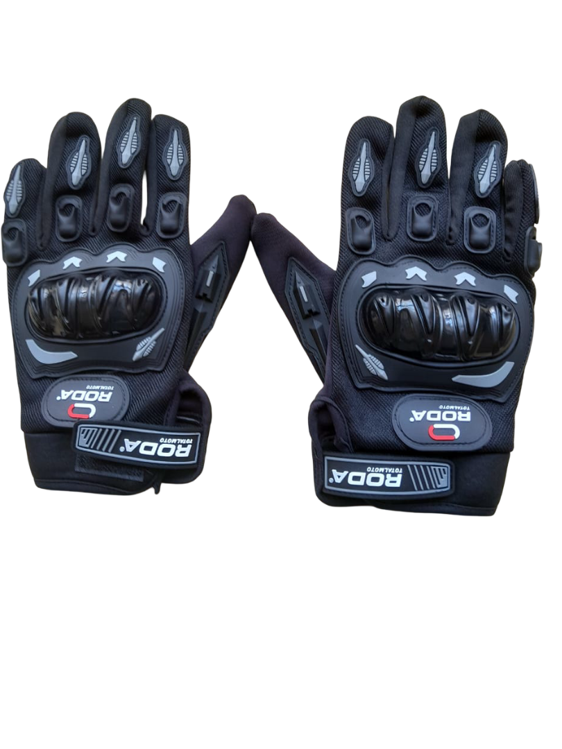 ProGrip Motorcycle Non-Slip Gloves - Hard knuckle armor, Carbon fiber panels, Padded Palms for impact Resistance Non-Slip, Breathable & Armored for Sport Biking, Cycling & Racing (Men/Women