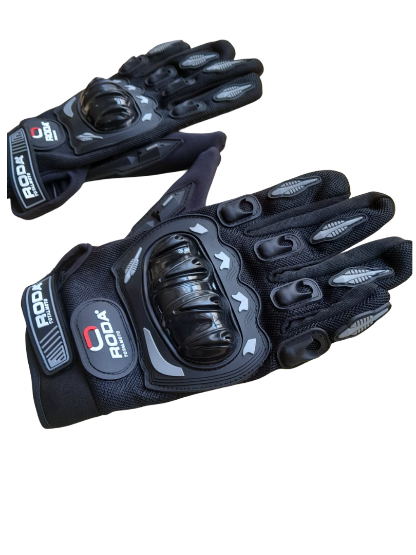 ProGrip Motorcycle Non-Slip Gloves - Hard knuckle armor, Carbon fiber panels, Padded Palms for impact Resistance Non-Slip, Breathable & Armored for Sport Biking, Cycling & Racing (Men/Women