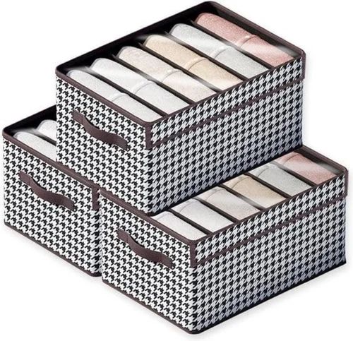 Foldable Clothes Storage Bag & Laundry Bin - Large Capacity, Waterproof, Non-Woven Organizer for Home, Bedroom, and Closet