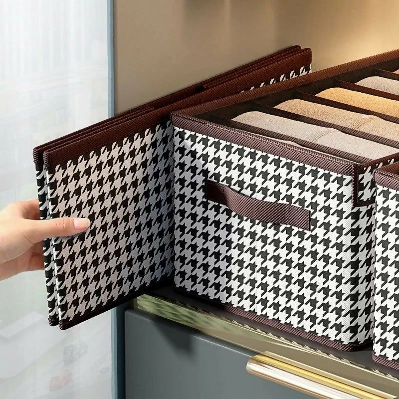 Foldable Clothes Storage Bag & Laundry Bin - Large Capacity, Waterproof, Non-Woven Organizer for Home, Bedroom, and Closet