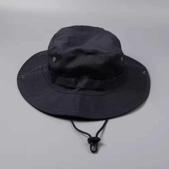 Classic Safari Hat – Wide Brim, Waterproof & Foldable for Sun Protection, Hiking, Travel & Beach,   Wide 360° brim shields face, neck, and shoulders Foldable & Packable Adjustable Chin Strap