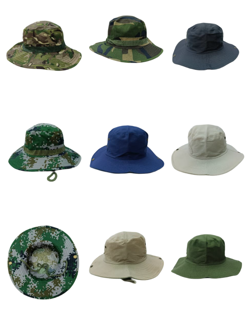 Classic Safari Hat – Wide Brim, Waterproof & Foldable for Sun Protection, Hiking, Travel & Beach,   Wide 360° brim shields face, neck, and shoulders Foldable & Packable Adjustable Chin Strap