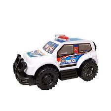 Kids Police Toy Car - With Flashing LED Lights , Pull-Back Car for Boys and Girls Made from high-quality, non-toxic ABS plastic  Features authentic police car styling with official decals