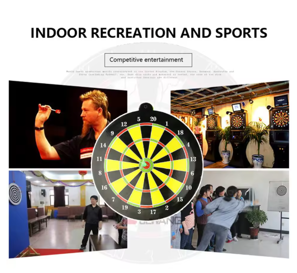 Classic Dart Board Set – Safe Indoor/Outdoor Game for Kids & Adults (Complete Playing Kit) For Home and Office