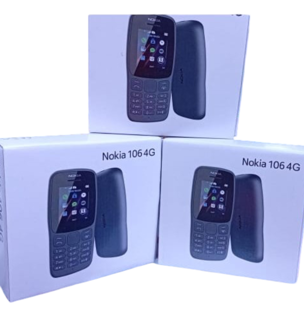 Nokia 106 & 105 4G | Affordable 4G Feature Phone | Long-Lasting Battery | Large Screen | MP3 Player | Wireless FM Radio | Dual SIM | Durable Classic Design for Everyday Use