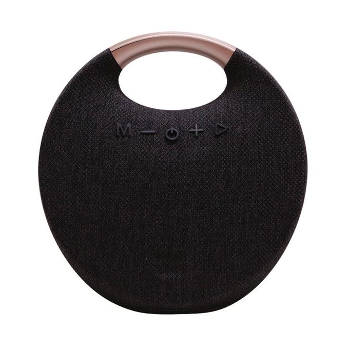Portable Bluetooth Speaker with Deep Bass - Stylish Compact Wireless Speaker, 10W HD Sound, IPX5 Waterproof, 12-Hour Playtime for Outdoor, Travel, and Parties