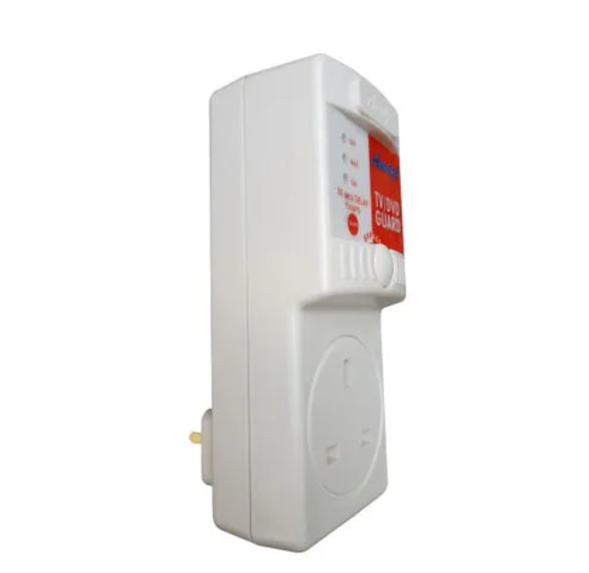 TV & Fridge Guard Combo – Surge Protector with Voltage Stabilizer for Refrigerator, Freezer, TV, DVD & Home Appliances, Overload & Short Circuit Protection (Special Offer Bundle)