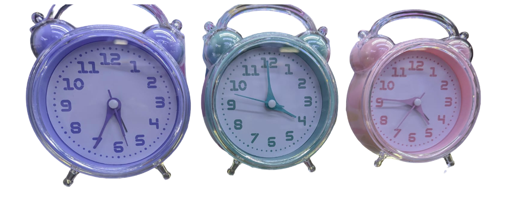 Vintage Bell Alarm Clock – Retro Mechanical Wind‑Up Alarm Clock with Classic Bell, Analog Dial & Key, Antique‑Style Bedside Timepiece