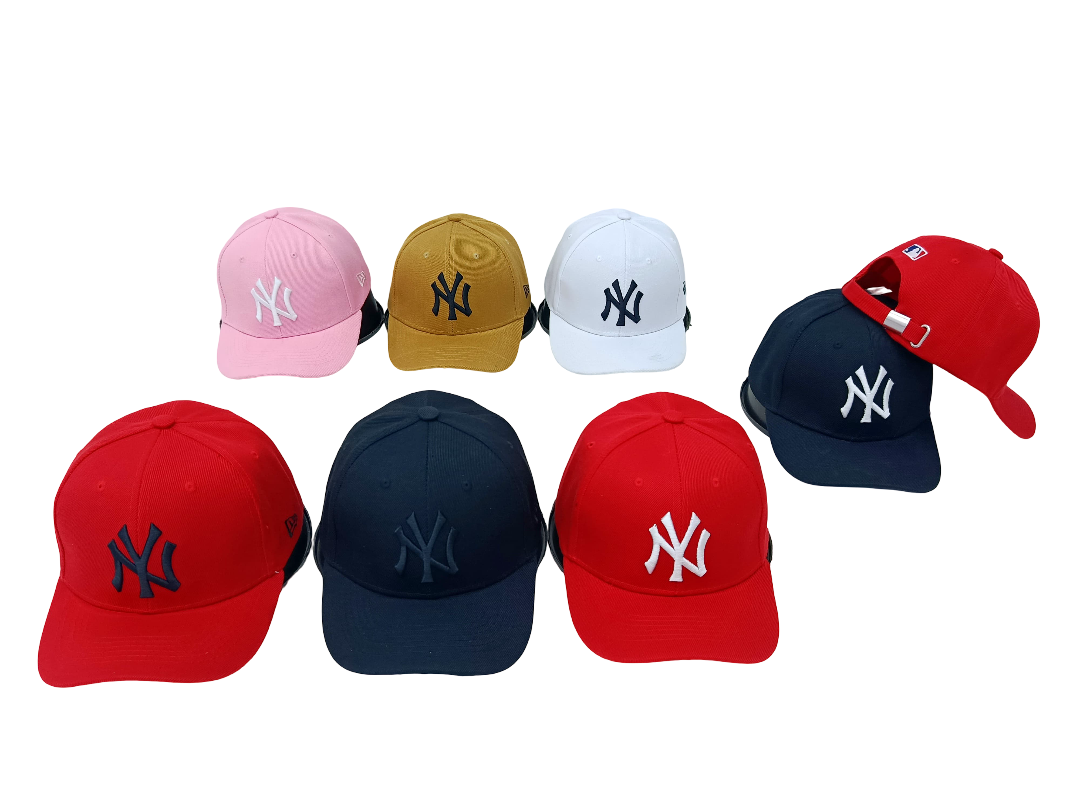 NY New York Yankees New Era 9TWENTY A-Frame Adjustable Cap – Official MLB Low-Profile Cotton Hat with NY Embroidered Logo & Contrast Stitching