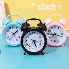 Vintage Bell Alarm Clock – Retro Mechanical Wind‑Up Alarm Clock with Classic Bell, Analog Dial & Key, Antique‑Style Bedside Timepiece
