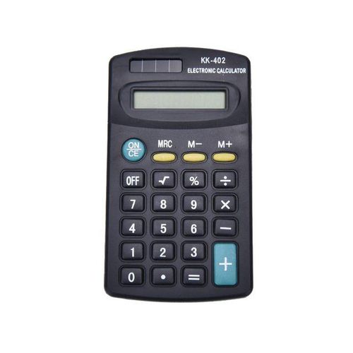 Karuida KK-402 Electronic Calculator – 8-Digit Compact Desktop Calculator with LCD Display, Basic Math Functions & Percentage Key for Office, School & Home Use (Black)