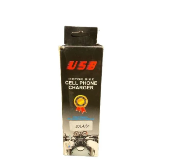 Motorcycle USB Phone Charger – Handlebar Mount Fast Charging Port with Switch, Waterproof 12V/24V Socket Adapter for Smartphones, GPS & Accessories (Dual USB/Type-C Options)