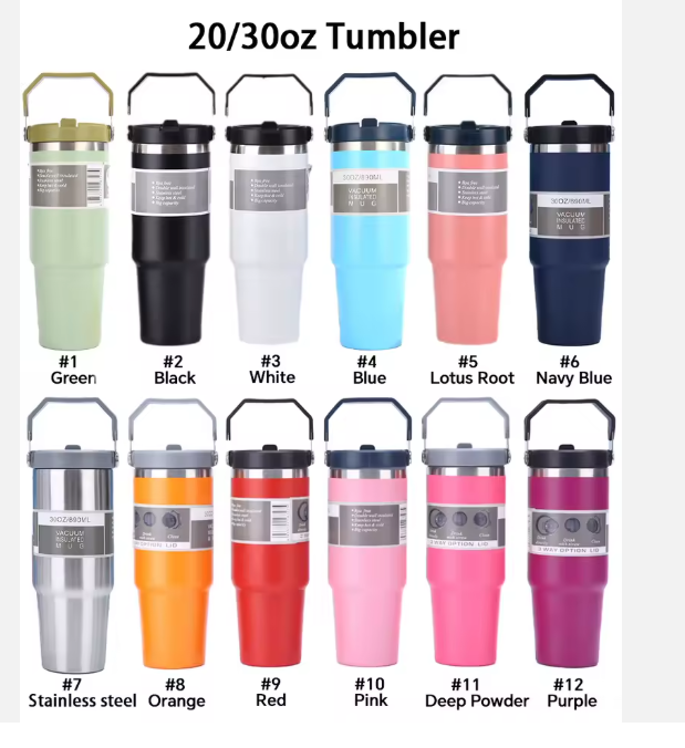 900ml Thermal Water Bottle with Straw – Large Stainless Steel Thermos Flask, Double Wall Vacuum Insulated for Hot & Cold Drinks, Leak-Proof Travel Mug with Handle – Home Office & Outdoor