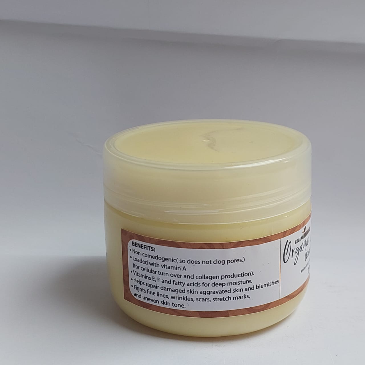 Kijani Organic Raw Shea Butter-  Eases Eczema, Acne & Other Skin conditions, Fades Stretch Marks&Cellulite, Repair Cracked Heels and Stubborn Cuticles, Hair Moisturizer&Conditioner, Soothes Dry Skin.
