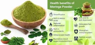 Moringa Leaf Powder- Weight management, Prevents diseases like diabetes & cancer, Great Source of Calcium, Iron, Vitamins A & E, Naturally boosts Energy, Metabolism & Immunity, Joints and Bone Health