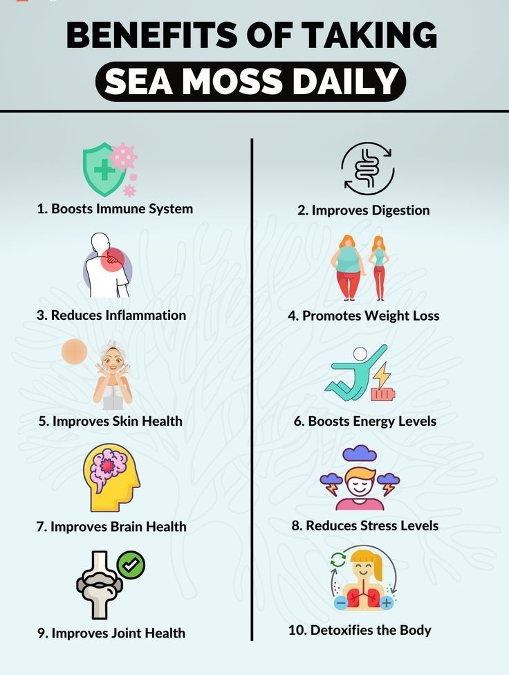 Sea Moss Powder- Promotes Weight Loss and Detox, Increase Libido and Fertility, Support Gut health & Thyroid Function, Boost Healthy Immune System