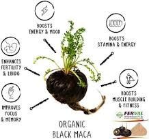 Black Maca Root Powder- Increases Male Libido, Mood  & Fertility,  Reduces Erectile Dysfunction, Boosting Energy and Endurance, Enhance Muscle Recovery view 2