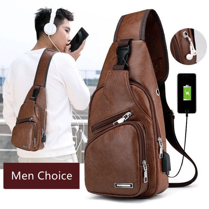 Fashion Men Bags Chest Bags Crossbody Bags Shoulder Bags Sling Satchel