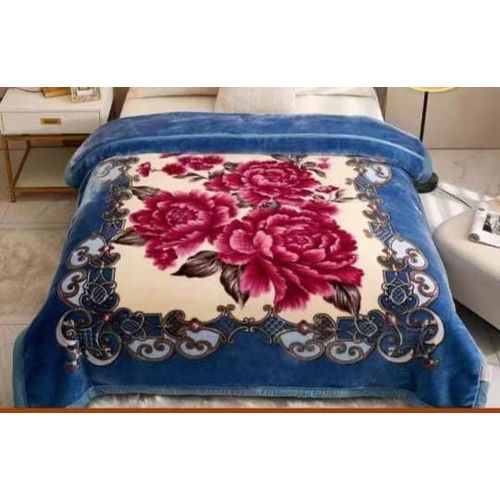 double Layer Winter Thick Raschel Mink Weighted Blanket For  Bed Soft Warm Heavy Fluffy Throw Blankets