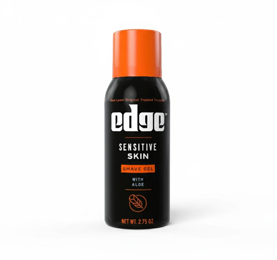 Shaving Gel for Men. Sensitive Skin with Aloe Vera. Moisturizes, Protects and Soothes To Help Reduce Skin Irritation. 2.7 Ounce.