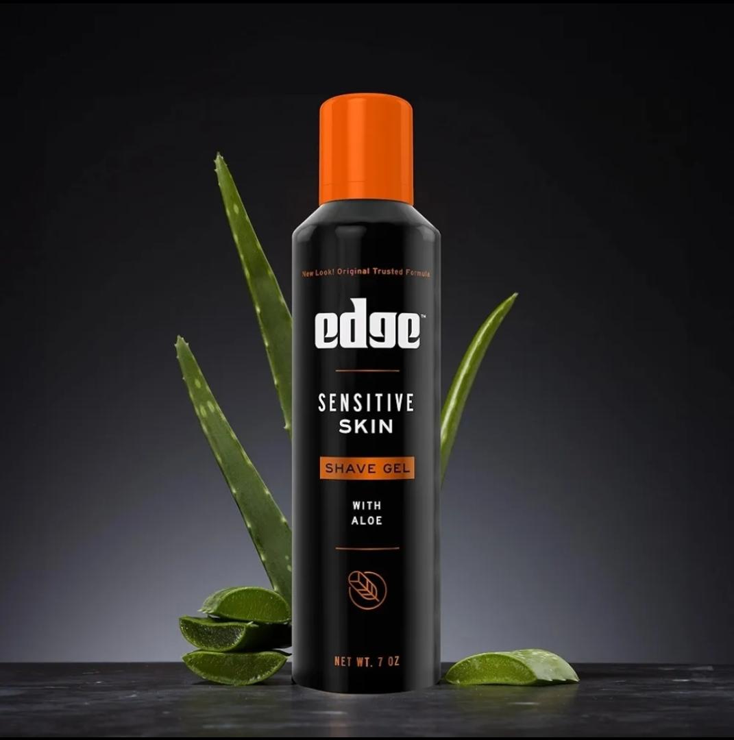 Shaving Gel for Men. Sensitive Skin with Aloe Vera. Moisturizes, Protects and Soothes To Help Reduce Skin Irritation. 2.7 Ounce.