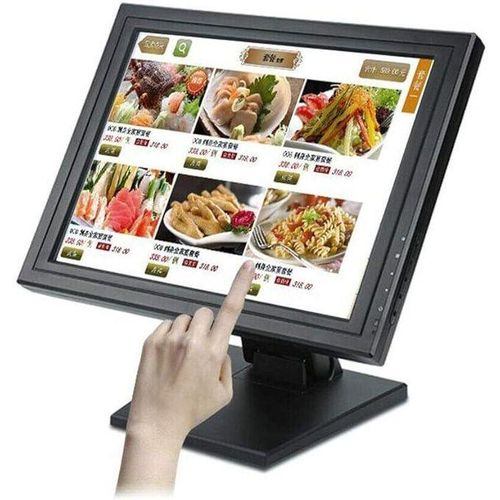 15" LCD Touch Screen Cash Register System Restaurant Monitor POS