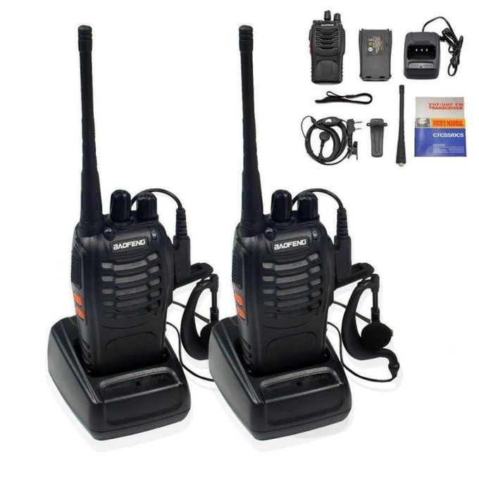 5Km Range Baofeng Walkie Talkie 2 Way Communication radio calls,2 pcs of  radios/walkie talkies,2 batteries,2 antenae,2hand straps,2 belt clppers,2 chargers handheld
