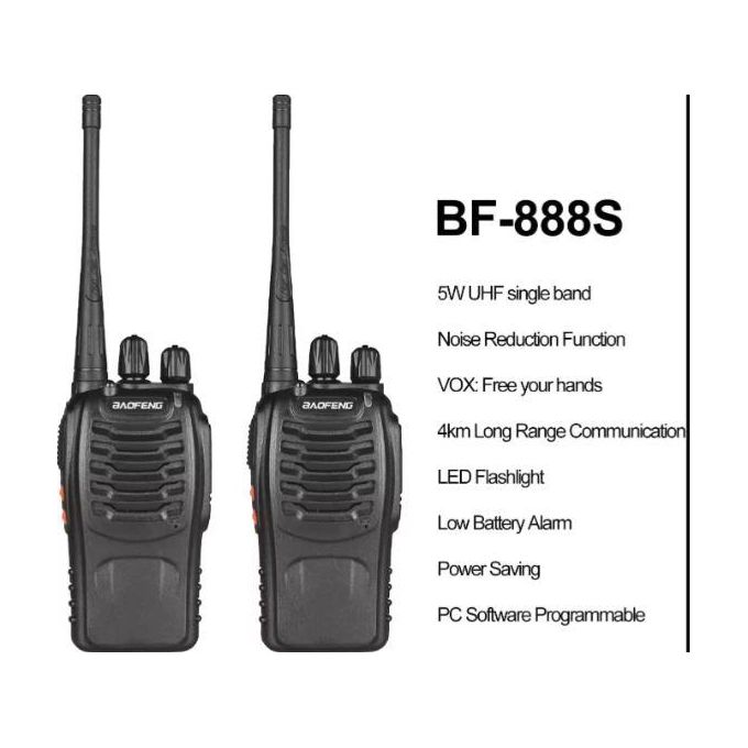 5Km Range Baofeng Walkie Talkie 2 Way Communication radio calls,2 pcs of  radios/walkie talkies,2 batteries,2 antenae,2hand straps,2 belt clppers,2 chargers handheld