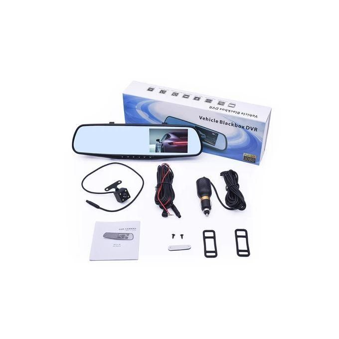 Dashboard Camera 4.3 Inch Car DVR Mirror Car
Touch Screen with 4.3-inch LCD Display Screen.
Large Mirror Size with 340mm x 120mm / 4.7in x 13.4in (Width x Height)