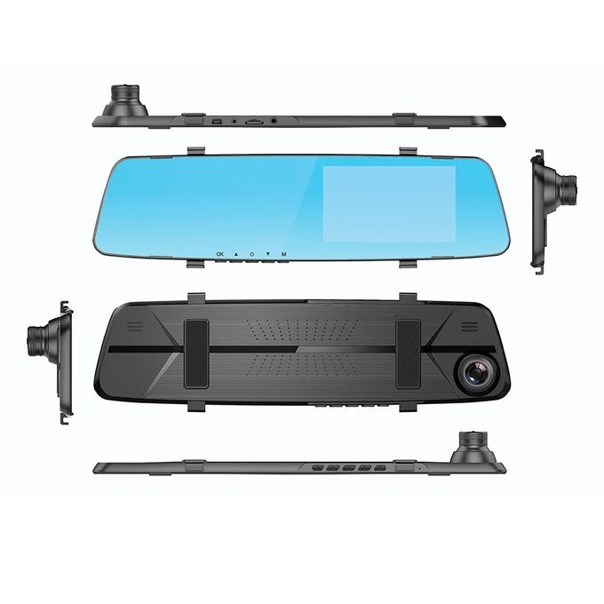 Dashboard Camera 4.3 Inch Car DVR Mirror Car
Touch Screen with 4.3-inch LCD Display Screen.
Large Mirror Size with 340mm x 120mm / 4.7in x 13.4in (Width x Height)