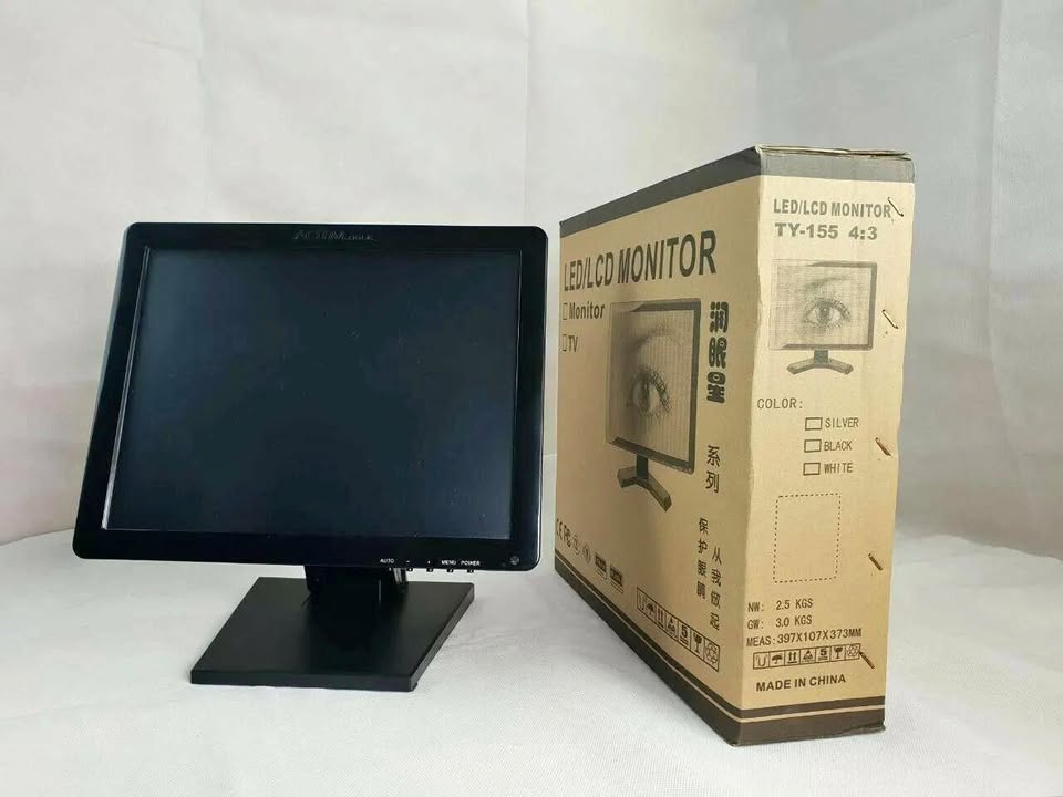 POS Point of Sale System Touch Screen Monitor, TOUCH SCREEN 15-INCH POS TFT LCD
BRAND NEW! 15″ Touch Screen LCD Monitor with Multi-Position Metal POS stand