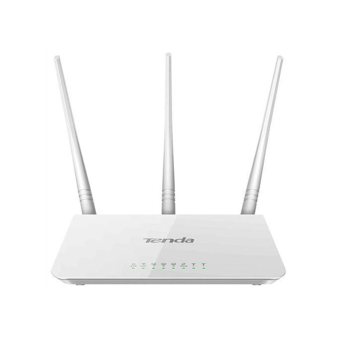 tenda F3 300Mbps Wireless WiFi Router/Repeater
.Tenda F3 is a wireless N300 Easy Setup Route especially deigned for small and medium houses. 3*5dBi high gain omni-directional antennas boost