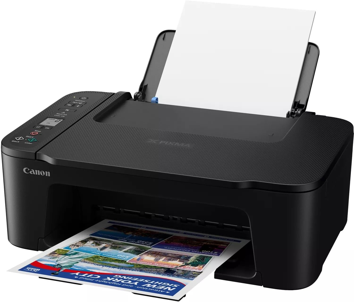 Canon Pixma TS3640 Printer - Black
Canon PIXMA TS3640 Wireless Colour All-in-One Inkjet Photo Printer, Black. Print borderless photos up to 5x7” in size; a 4x6” photo prints in just 65 seconds.
