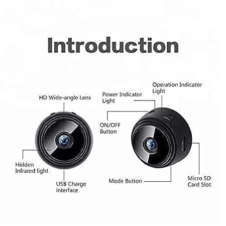 A9 Mini Spy Nanny Wifi CCTV Camera Motion Detection With Night Vision
The A9 Mini Spy Nanny Wifi CCTV Camera Hidden Camera is a small, portable, and discreet camera that can be used to monitor