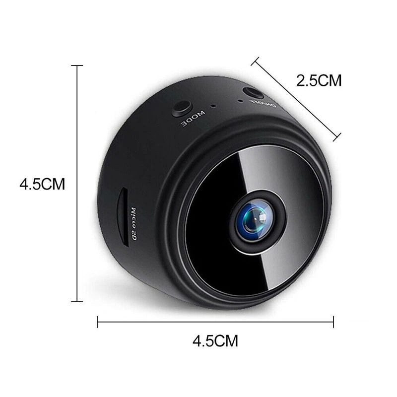 A9 Mini Spy Nanny Wifi CCTV Camera Motion Detection With Night Vision
The A9 Mini Spy Nanny Wifi CCTV Camera Hidden Camera is a small, portable, and discreet camera that can be used to monitor