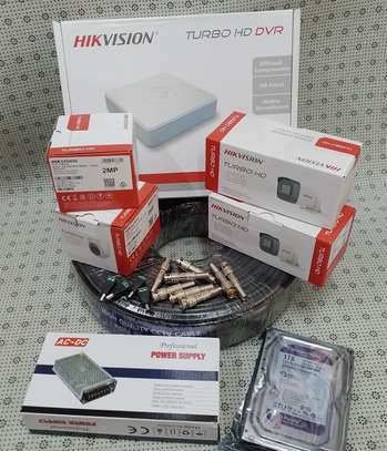 Hikvision 4 CCTV Camera Complete Kit-( With Night Vision + Motion Detection)
Has all necessary items required for 3 channel CCTV installation apart from the monitor (not included).