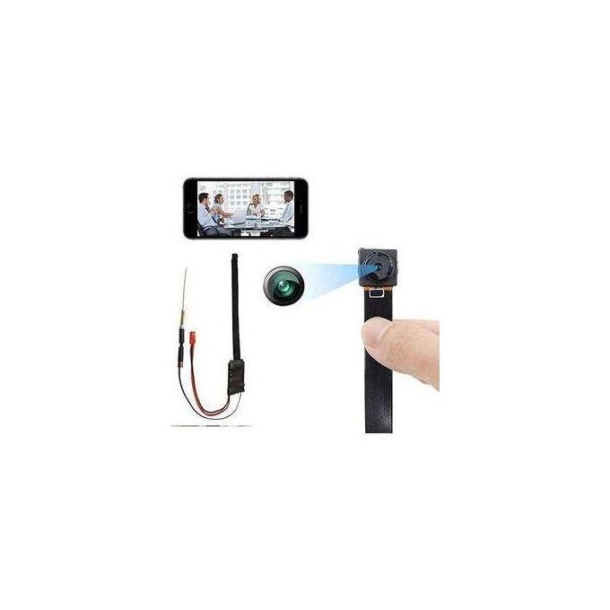 1080P HD WIFI PINHOLE SPY CAMERA with Motion Detection, DC or battery Powered, Micro SD Card Slot, Portable Mini WiFi DIY Hobbie Sport Wearable Mobile Hidden Nanny Cam Spy Gadget