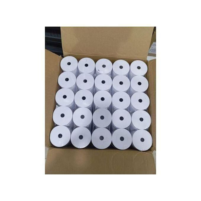 Thermal paper rolls box provide a high quality and clear prints for any business use. Karat thermal paper rolls are available in multiple sizes which fit the most common thermal POS printers.
