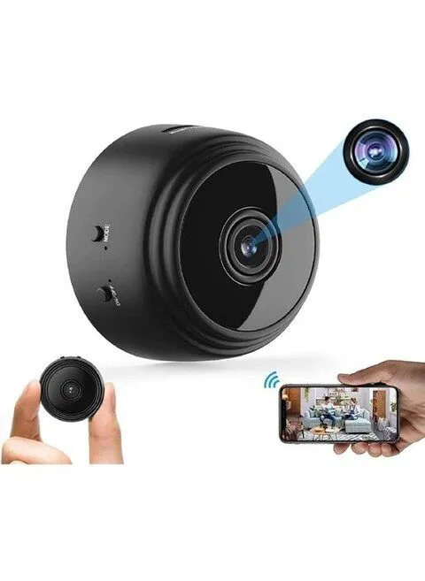 WiFi Camera 360° Security Camera for Home Outdoor High HD Focus Magnet Mini WiFi Magnetic Live Stream Night Vision IP Wireless 1080P Audio Video CCTV Camera