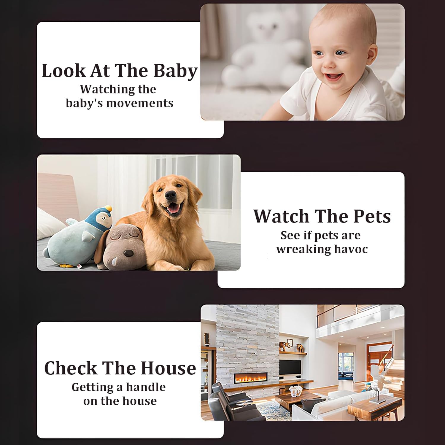 WiFi Camera 360° Security Camera for Home Outdoor High HD Focus Magnet Mini WiFi Magnetic Live Stream Night Vision IP Wireless 1080P Audio Video CCTV Camera