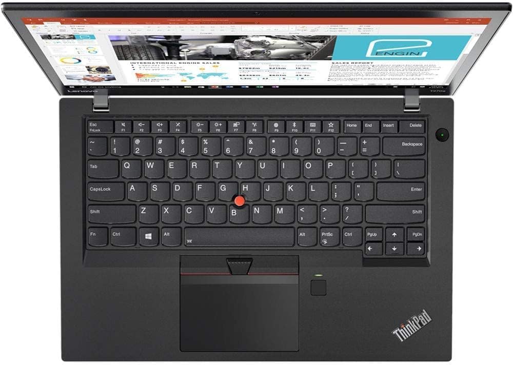 Lenovo Thinkpad T470s Laptop, 14" FHD, Intel Core i5-6300, 8GB RAM, 256GB SSD, US Keyboard, Windows 10 Pro (Refurbished)