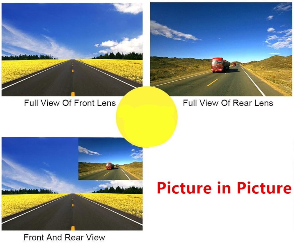 Car DVR Rearview Mirror Video Recroder 4.3" inch Car Camera Dual lens Cam night
Mirror monitor: 4.3 inch screen
Dual lens: front and rear
Video Resolution:
Front: 1080P (front camera only), 720P