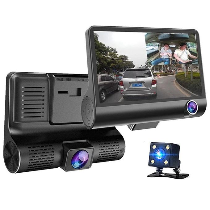 Dash Cam, Dash Cam Front and Rear, 4 inch Dash Camera for Cars, 1080P, 170° Wide Angle, Night Vision WDR G-Sensor Parking Monitor Loop Recording Motion Detector