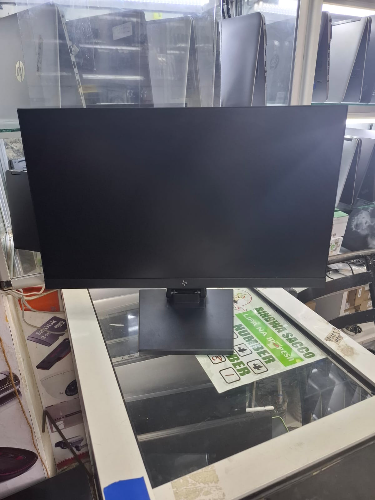 HP P24v 24-Inch G4 Monitor FHD (1920 x 1080) IPS Display Monitor 5ms 75hz with VGA HDMI Border Less Low Blue Light Mode VESA Mounting, Black, 9TT78AS