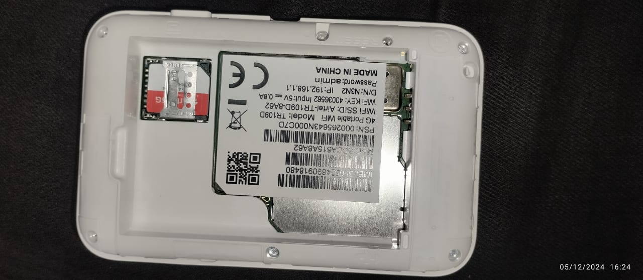 Airtel 4G Pocket WiFi-(MiFi)