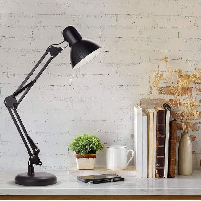 Reading Desk And Study Lamp - Black
