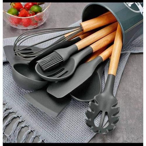 12pcs Of Silicon Non Stick Spoon