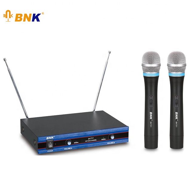 Premier microphone BK-801 Wireless Professional Microphone with 2 Microphones