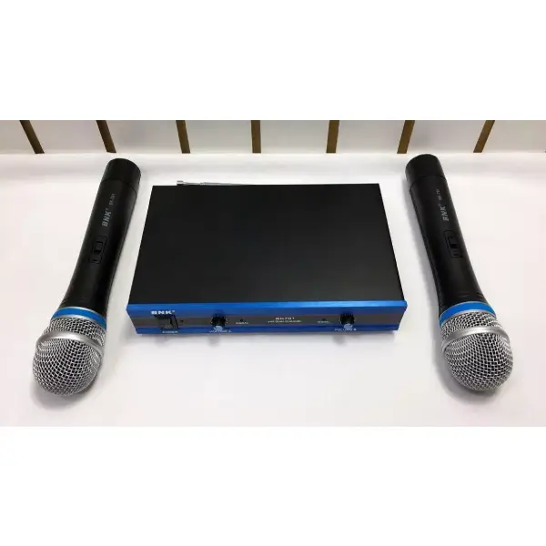 Premier microphone BK-801 Wireless Professional Microphone with 2 Microphones
