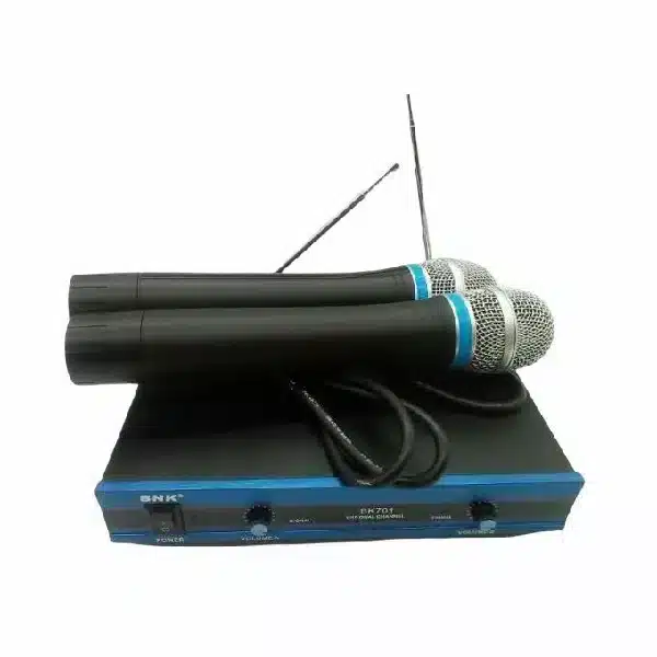 Premier microphone BK-801 Wireless Professional Microphone with 2 Microphones